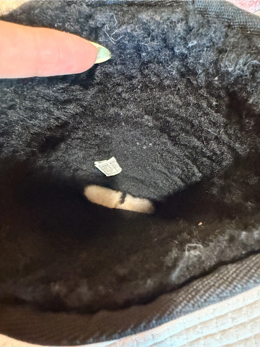 UGGS Classic Black Mid-Calf Suede Winter Boots